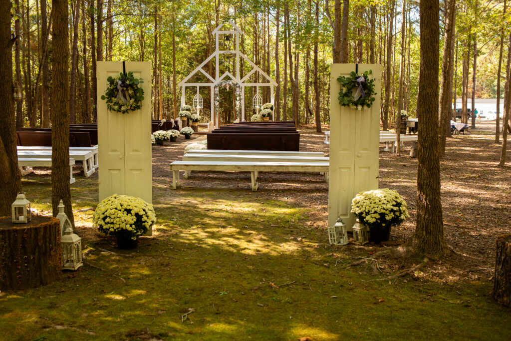 Alter view from the back -Magnolia Mansion wedding venue