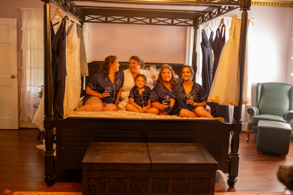 Bridal party before the ceremony
